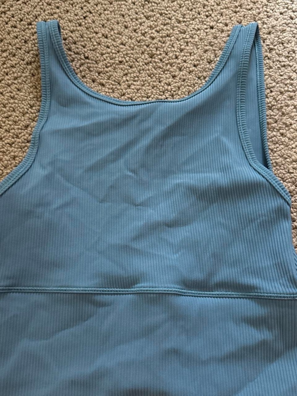 lululemon athletica Ribbed Tank Top in Dusty Blue